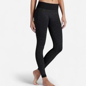 Pure Barre Black and Gray Leggings Small NWOT